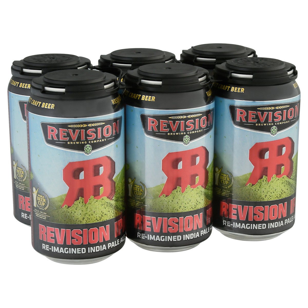 slide 2 of 12, Revision Revision IPA Re-Imagined India Pale Ale 6-12 fl oz Cans, 6 ct