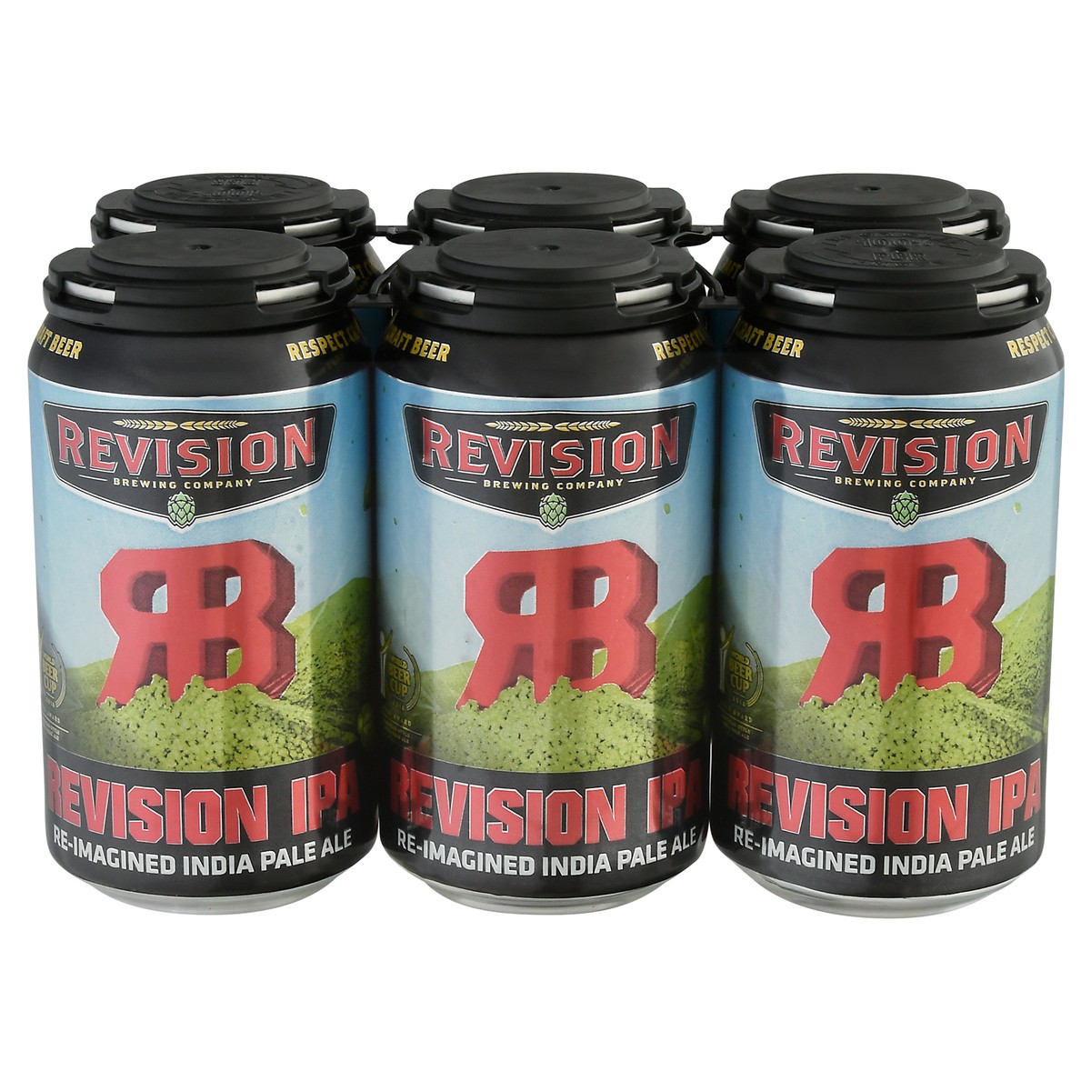 slide 4 of 12, Revision Revision IPA Re-Imagined India Pale Ale 6-12 fl oz Cans, 6 ct
