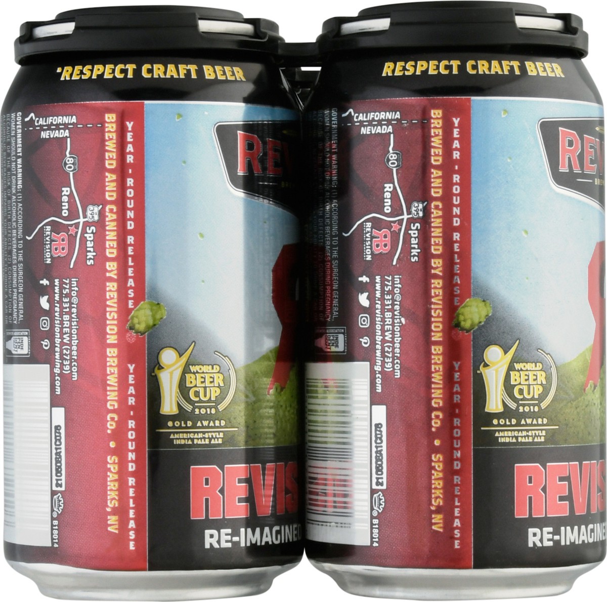 slide 11 of 12, Revision Revision IPA Re-Imagined India Pale Ale 6-12 fl oz Cans, 6 ct