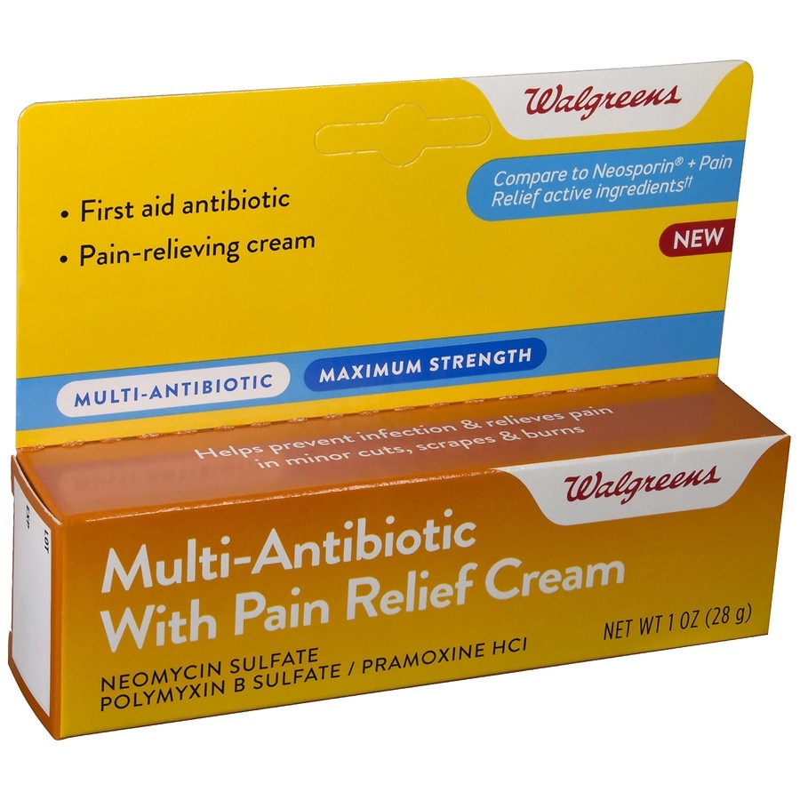 Can You Buy Antibiotics At Walgreens Walgreens Maximum Strength Multi-Antibiotic Pain Relief Cream 1 oz | Shipt
