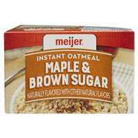 slide 27 of 29, Meijer Maple & Brown Sugar Instant Oatmeal, 10 ct