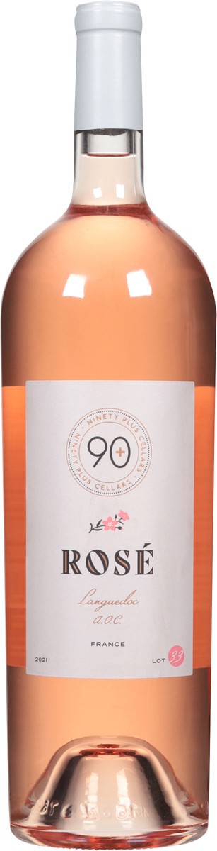 slide 2 of 10, 90+ Cellars France Lot 33 Rose 1.5 l, 1.50 liter