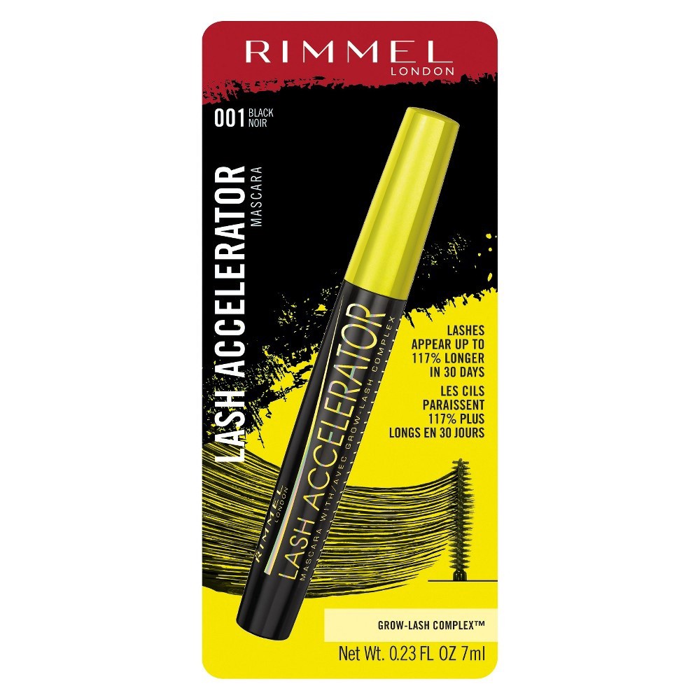 slide 2 of 2, Rimmel Lash Accelerator Black Mascara, 1 ct