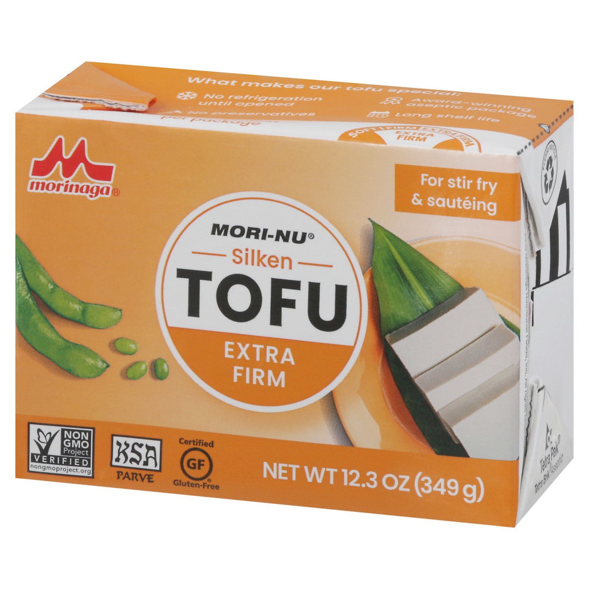 slide 12 of 14, Mori-Nu Silken Extra Firm Tofu 12.3 oz, 12.3 oz