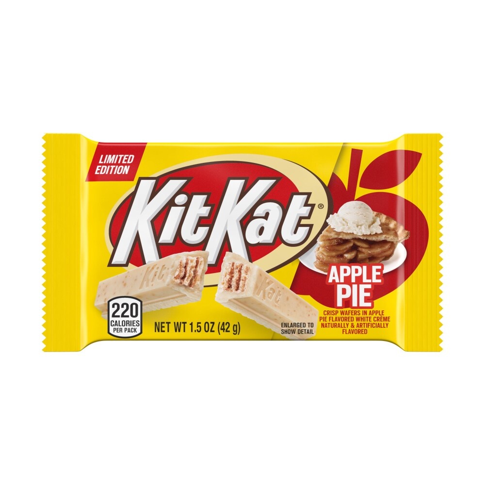 slide 1 of 1, Hershey's Kit Kat Bar Apple Pie Flavor 1.5 Ounce, 1.5 oz