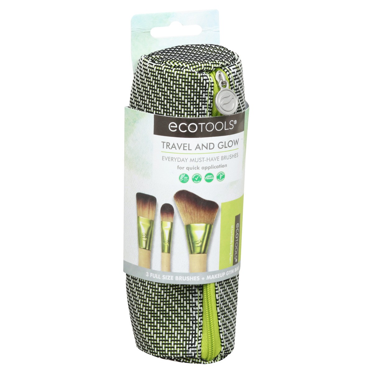 slide 2 of 8, EcoTools Travel And Glow Brush Kit, 1 ct