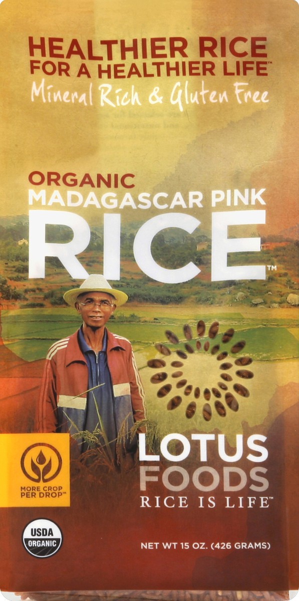 slide 5 of 5, Lotus Foods Rice 15 oz, 15 oz