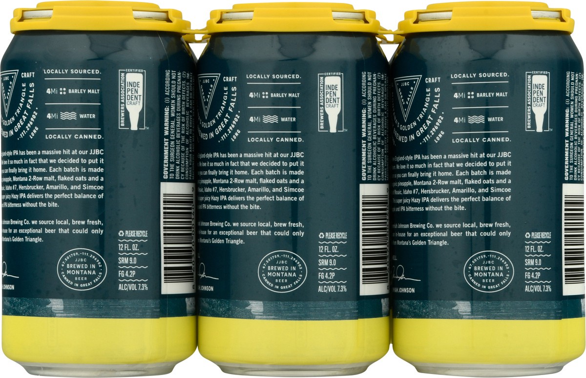 slide 9 of 9, Jeremiah Johnson Brewing Co., Hazy Ipa 6Pk, 12 oz