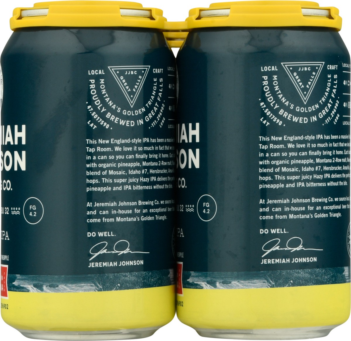 slide 5 of 9, Jeremiah Johnson Brewing Co., Hazy Ipa 6Pk, 12 oz