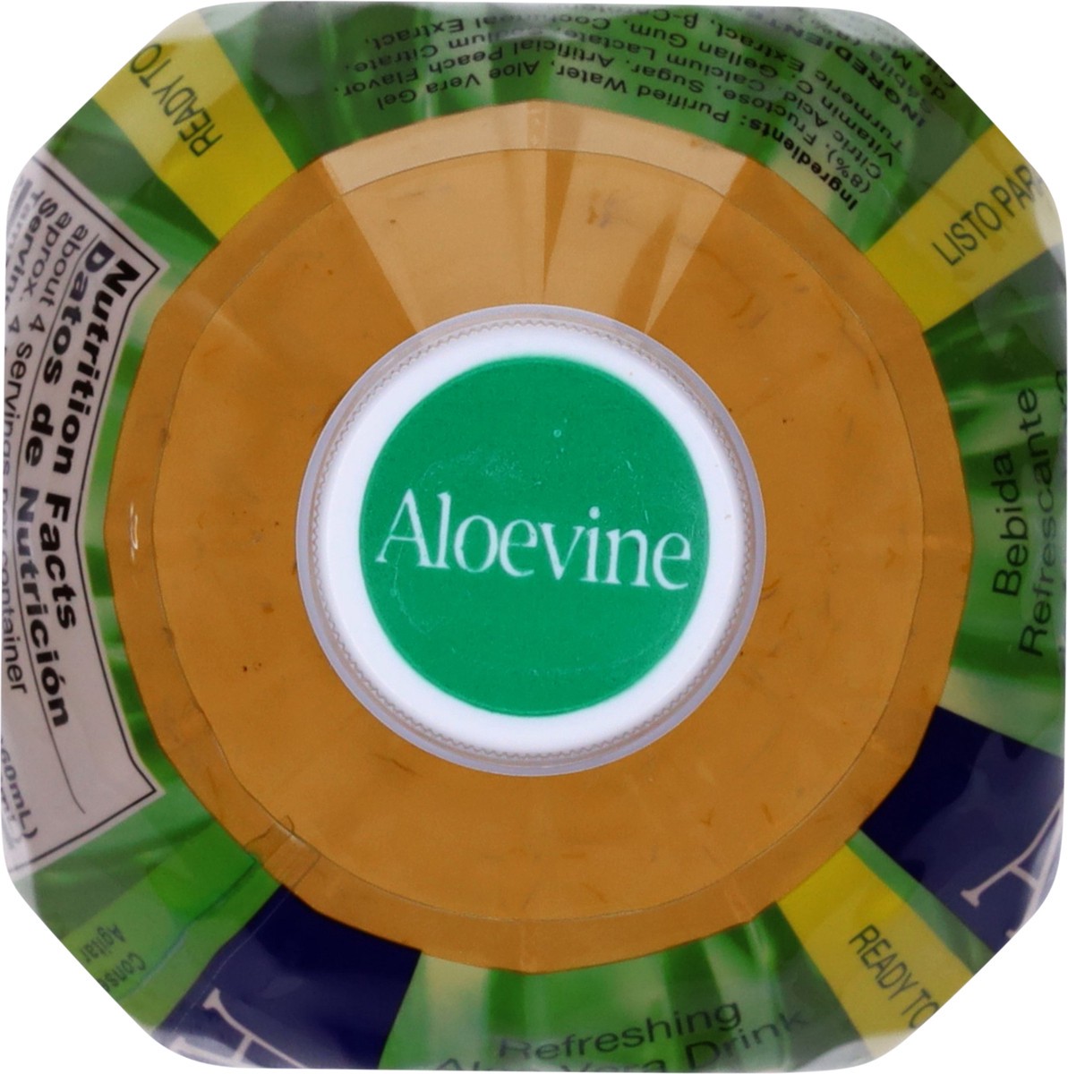 slide 4 of 14, Aloevine Refreshing Peach Aloe Vera Drink 50.7 fl oz, 50.7 fl oz