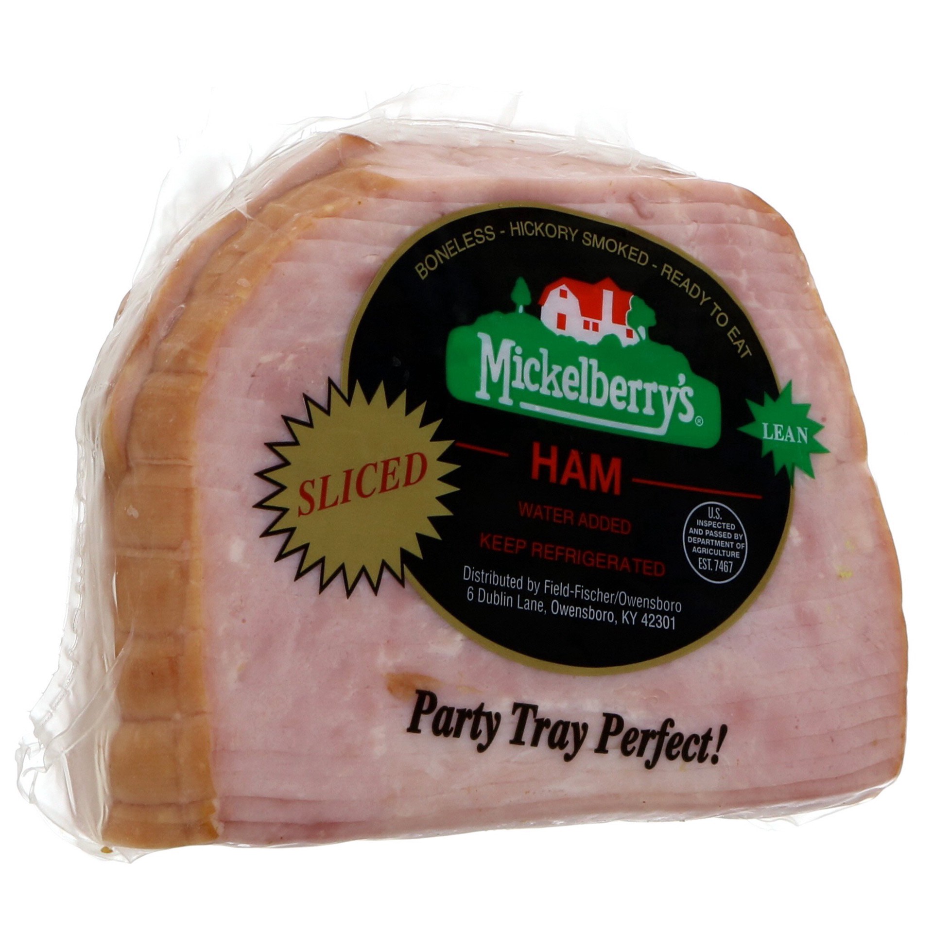 slide 1 of 1, Mickelberry's Sliced Ham, per lb