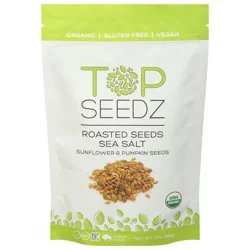Top Seedz Roasted Sea Salt Sunflower & Pumpkin Seeds 6 oz