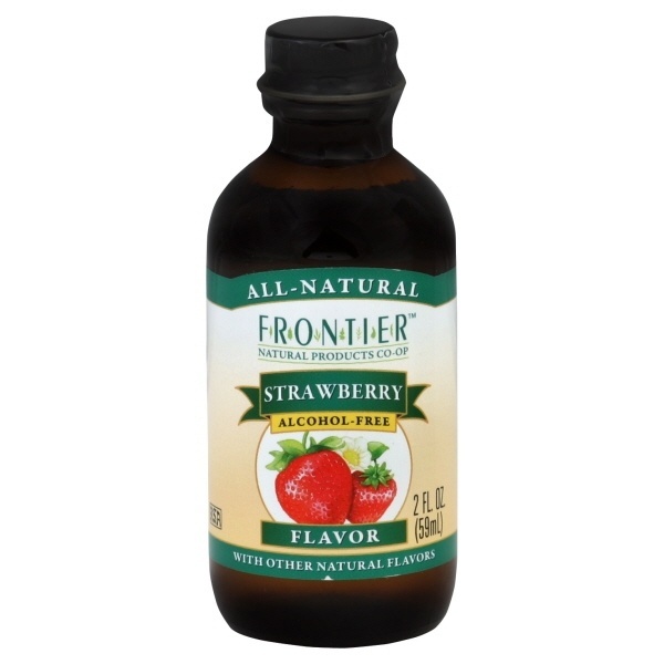 slide 1 of 1, Frontier Strawberry Flavor, Alcohol-Free, 2 oz