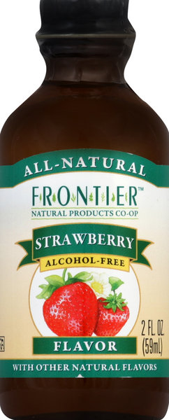 slide 1 of 1, Frontier Co-Op Frontier Strawberry Flavor, 2 oz