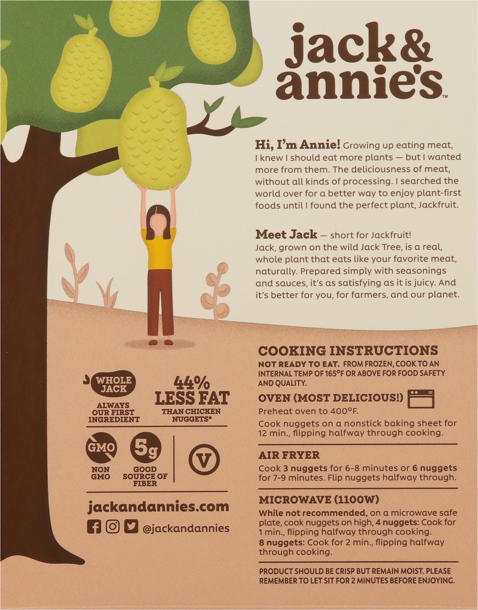 slide 2 of 9, Jack & Annie's Crispy Vegan Jackfruit Nuggets 10.0 oz, 10 oz