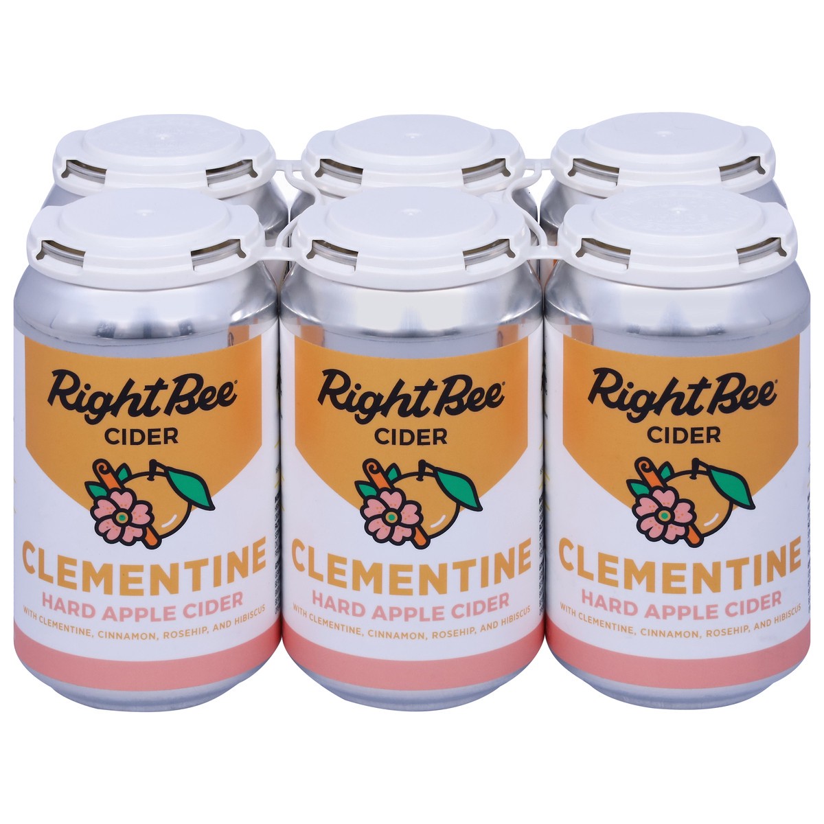 slide 9 of 13, Right Bee Clementine Hard Apple Cider 6 - 12 fl oz Cans, 6 ct