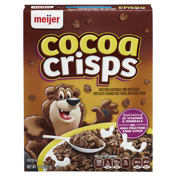 slide 1 of 1, Meijer Cocoa Crisp Cereal, 11 oz