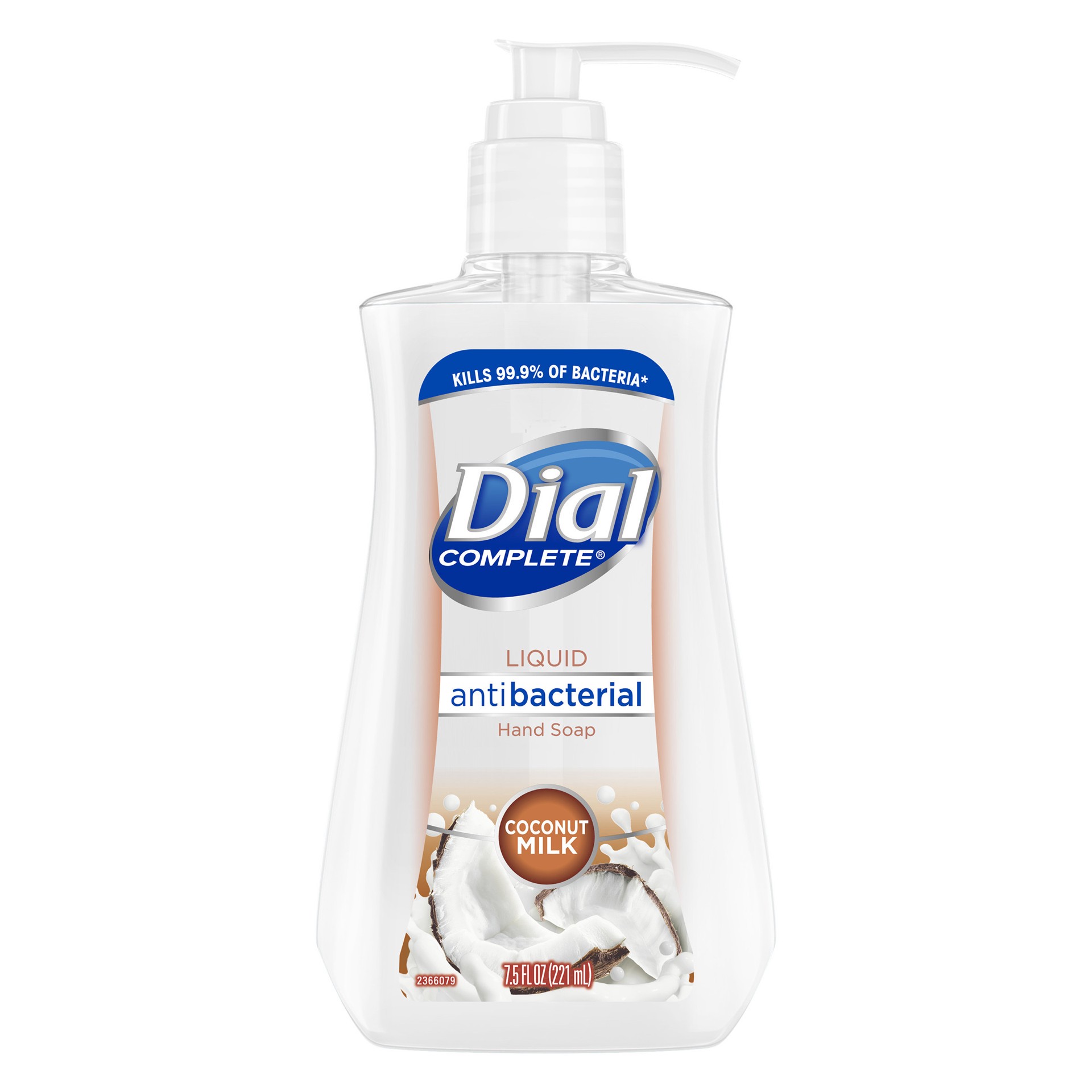 slide 3 of 3, Dial Antibacterial Liquid Hand Soap, Coconut Milk, 7.5 fl oz, 7.50 fl oz