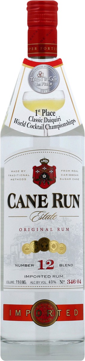 slide 2 of 4, Cane Run White Rum, 750ml 80 Proof, 750 ml