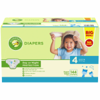 slide 1 of 1, Comforts Day Or Night Protection Size 4 Super Value Box Diapers, 144 ct