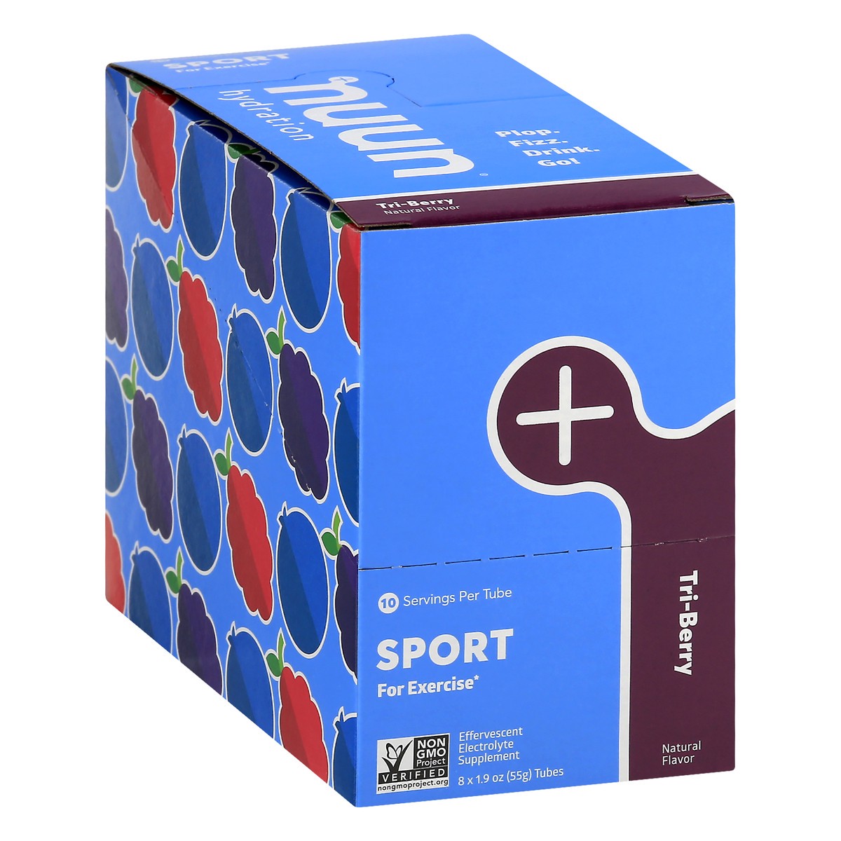 slide 7 of 9, Nuun Hydration Sport Drink Tablets Tri-berry Flavor, 8 ct