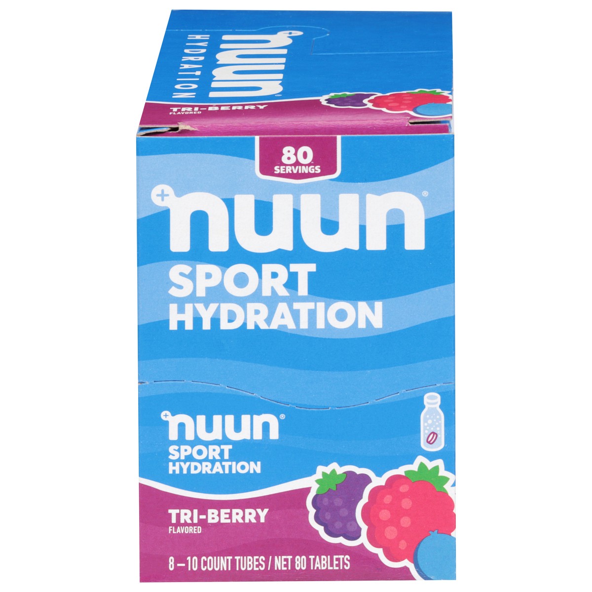 slide 1 of 9, Nuun Tri-Berry Flavored Sport Hydration 8 - 10 Tablet Tubes, 8 ct