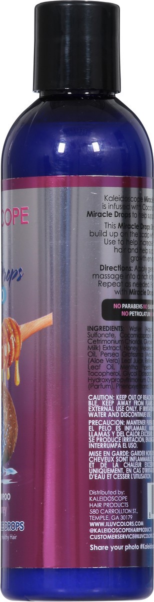 slide 4 of 9, Kaleidoscope Miracle Drops Moisturizing Coconut Milk & Honey Shampoo 8 fl oz, 8 fl oz