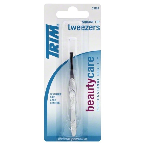 slide 1 of 1, Trim Tweezer Square, 1 ct