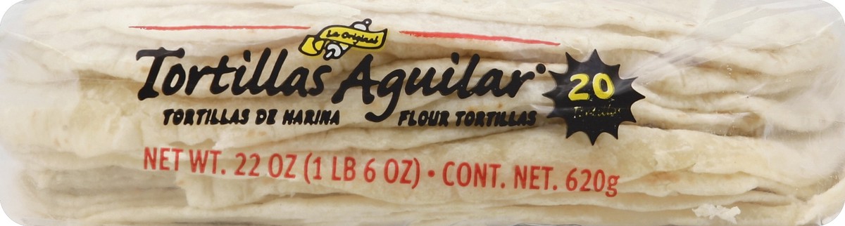 slide 5 of 6, Tortillas Aguilar Flour Tortillas, 20 ct