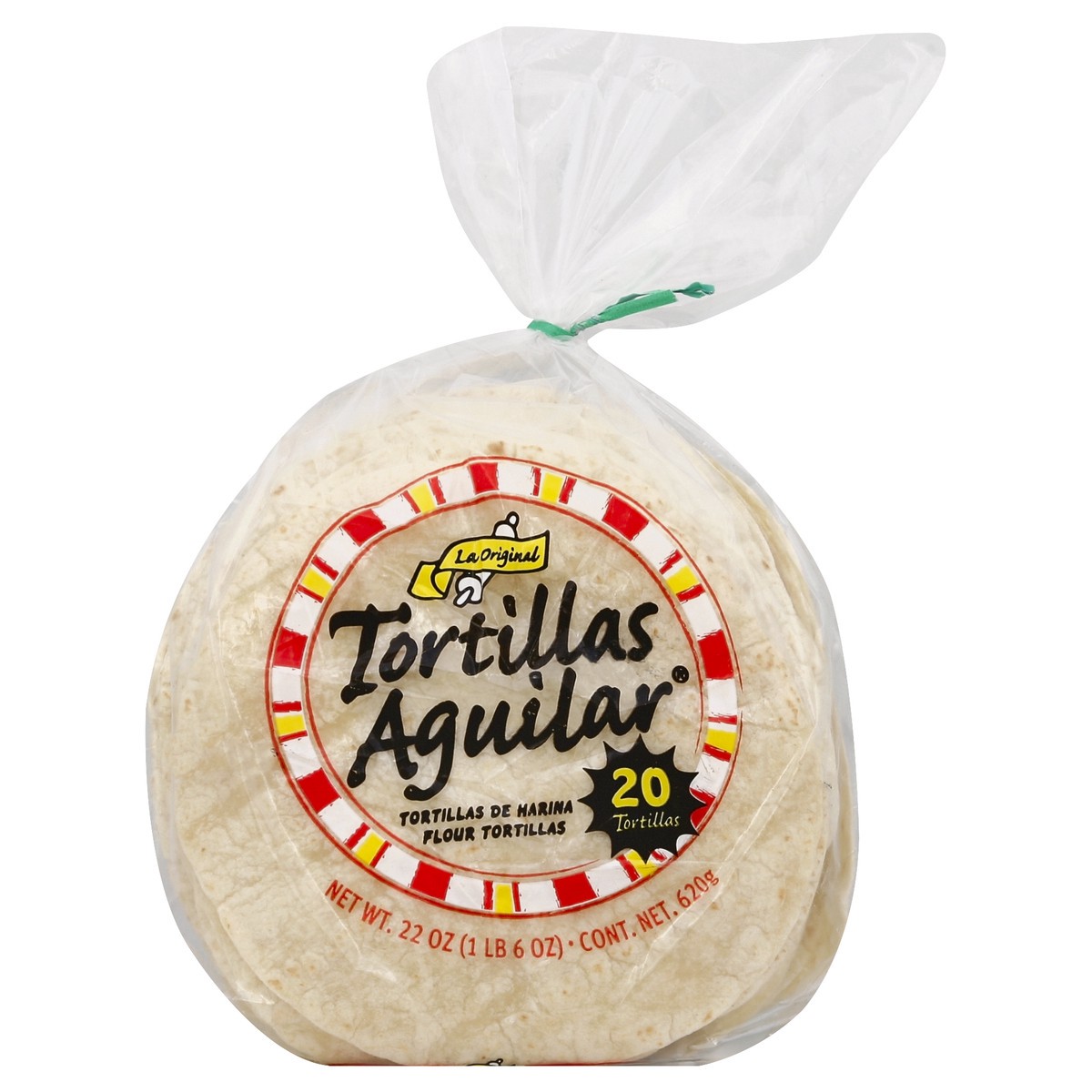 slide 6 of 6, Tortillas Aguilar Flour Tortillas, 20 ct