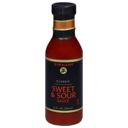 3 Dragons Classic Sweet & Sour Sauce 12 fl oz
