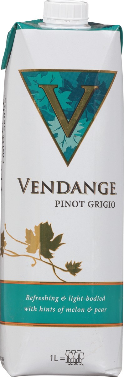 slide 6 of 9, Vendange Pinot Grigio, 1 liter