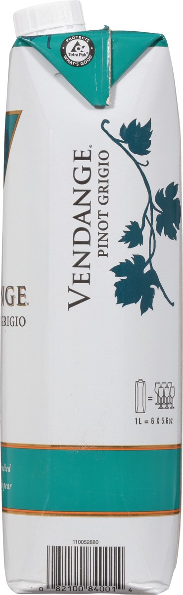 slide 4 of 9, Vendange Pinot Grigio, 1 liter