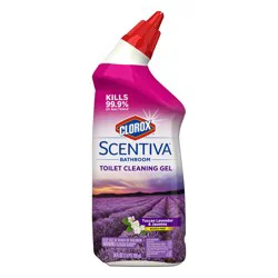 Scentiva Toilet Cleaning Gel, Bleach Free - Tuscan Lavender and Jasmine, 24 Ounces