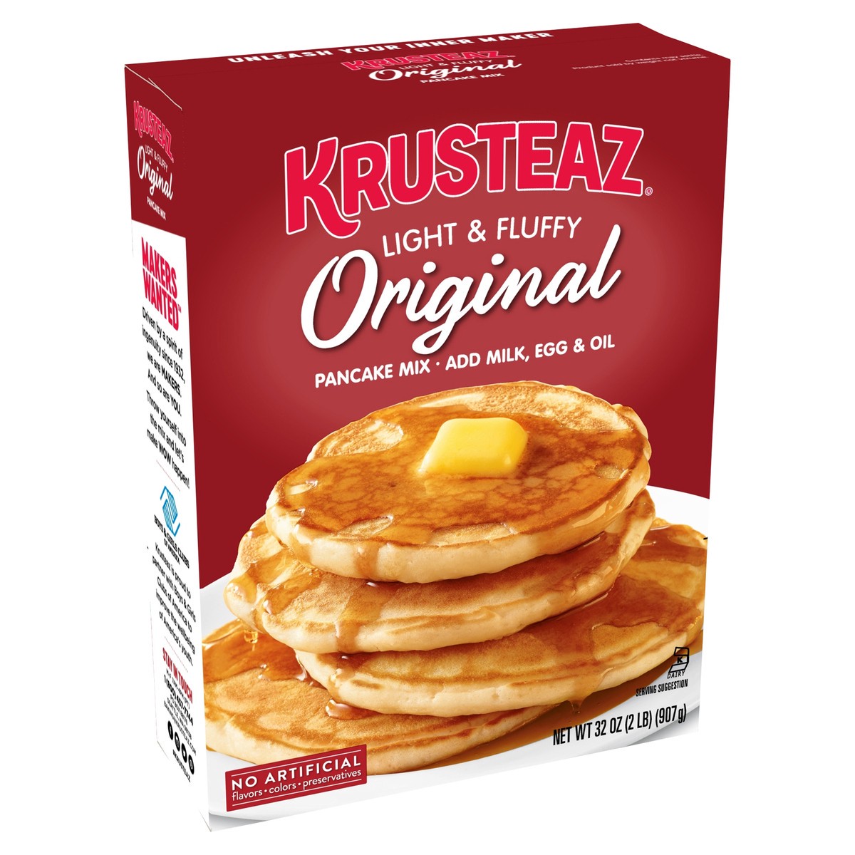 slide 9 of 11, Krusteaz Pancake Mix, 32 oz