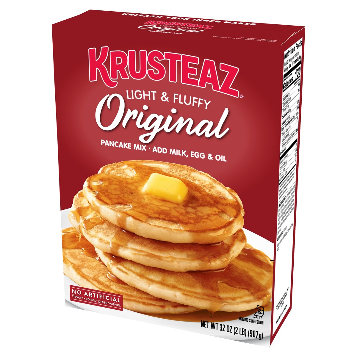 slide 10 of 11, Krusteaz Pancake Mix, 32 oz