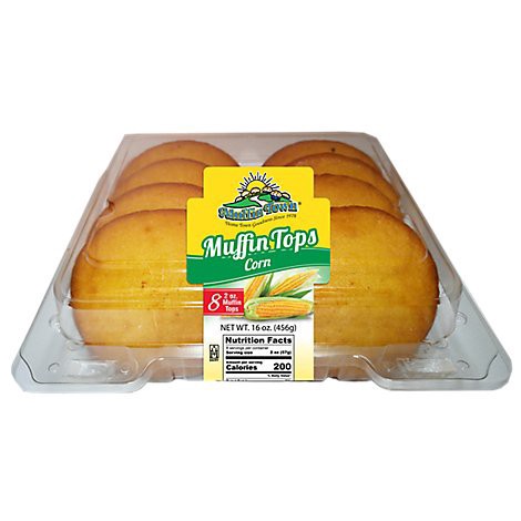 slide 1 of 1, Muffintown Corn Muffin Tops 8 Pack, 12 lb