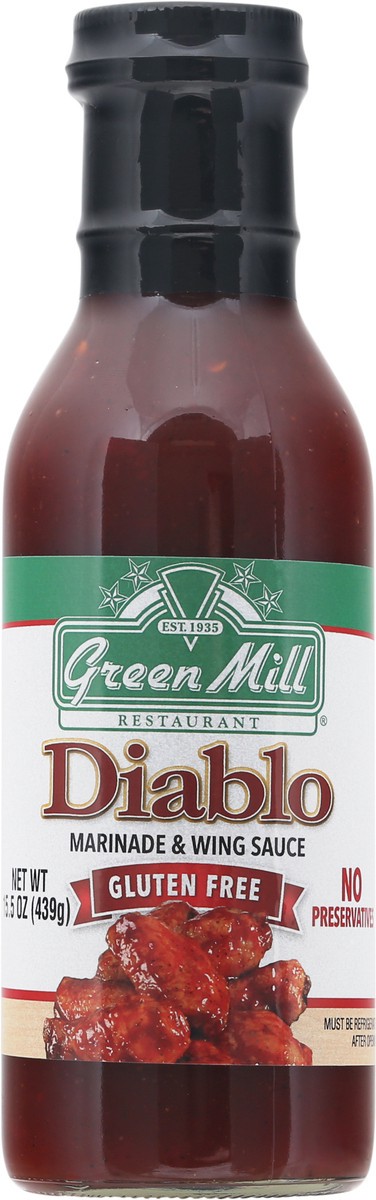 slide 5 of 9, Green Mill Diablo Diablo Marinade & Wing Sauce 15.5 oz, 15.5 oz