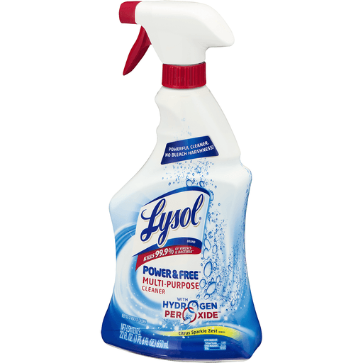 slide 3 of 8, Lysol Power & Free Multi-Purpose Trigger, 22 oz