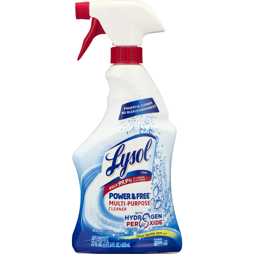 slide 4 of 8, Lysol Power & Free Multi-Purpose Trigger, 22 oz