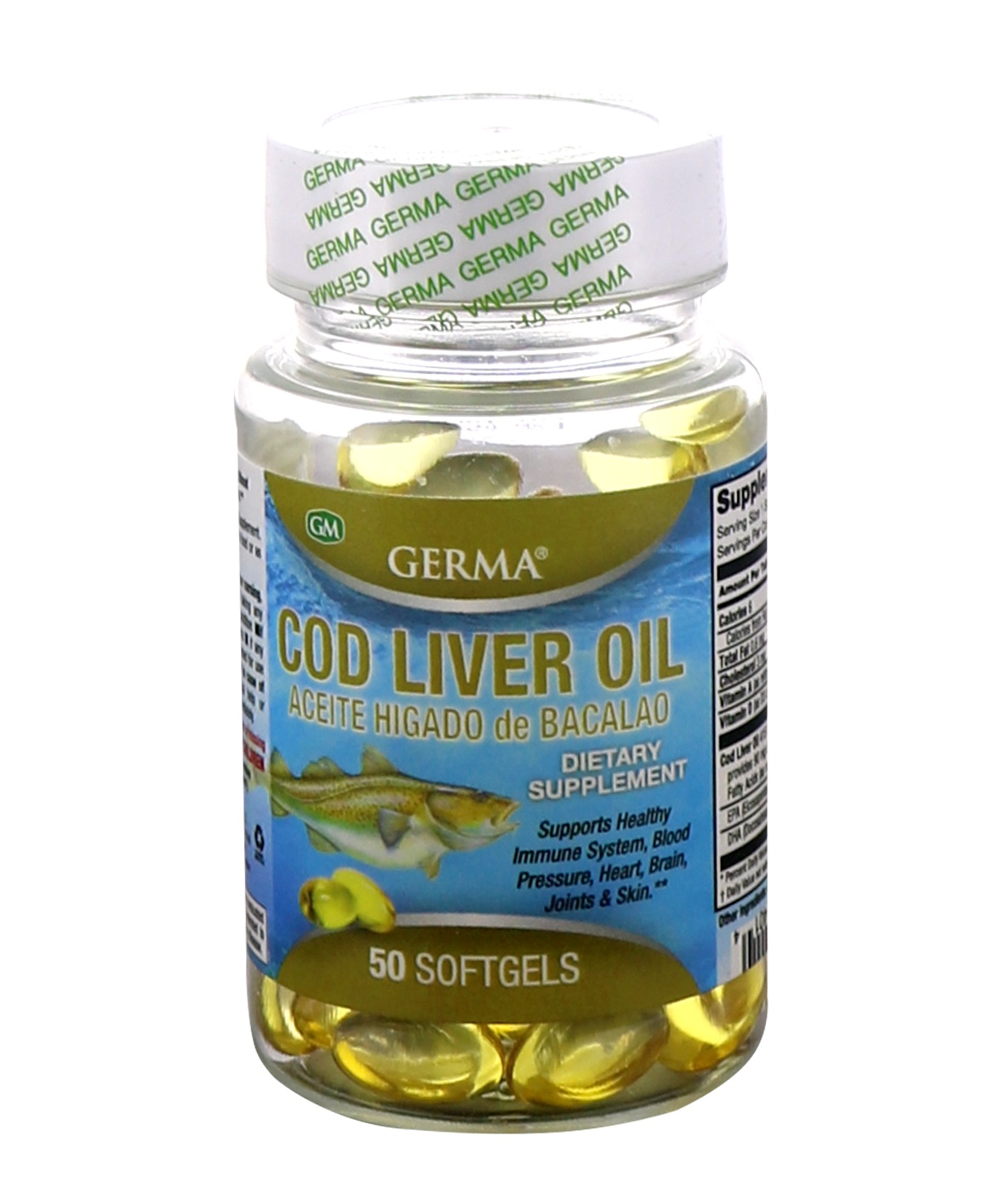 slide 1 of 1, Germa Cod Liver Oil, 1 ct