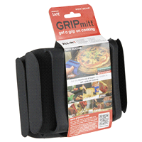 slide 29 of 29, Gripmitt Silicone Kitchen Mitt - Black, 1 ct