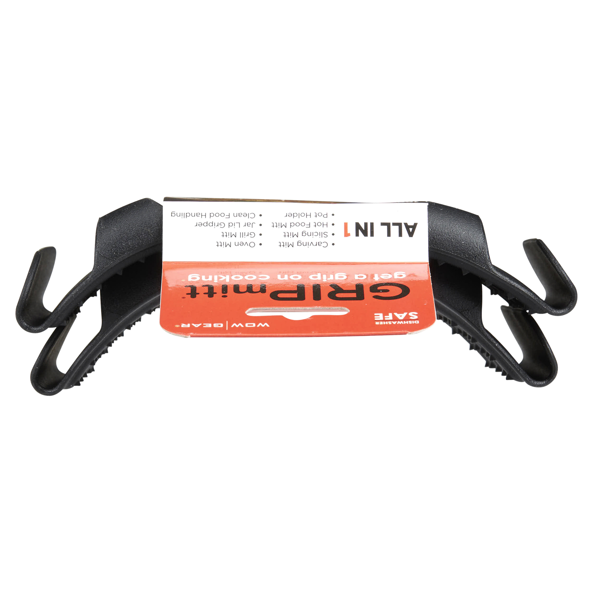 slide 13 of 29, Gripmitt Silicone Kitchen Mitt - Black, 1 ct