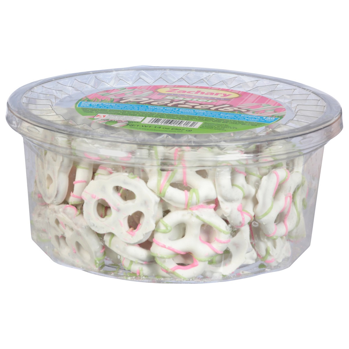 slide 7 of 13, Zachary Easter Pretzel Tub, 14 oz