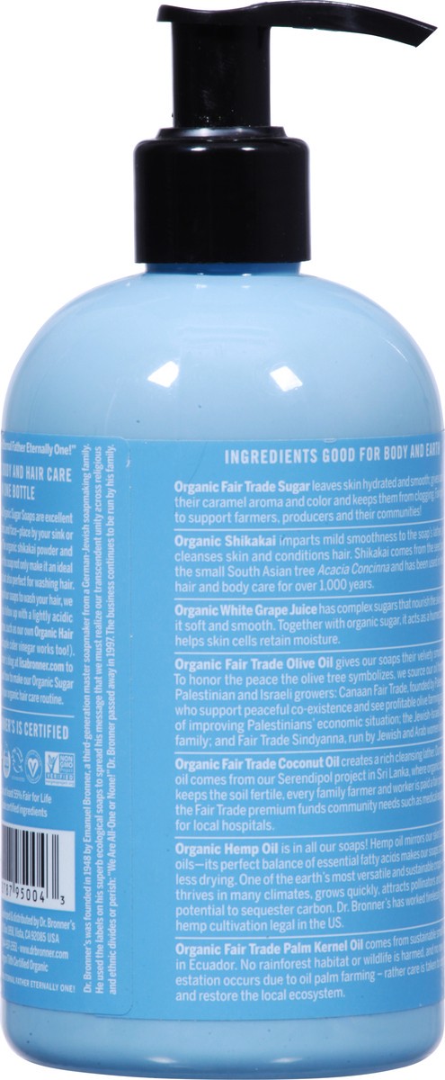 slide 2 of 9, Dr. Bronner's Pump Soap Sugar Baby Org, 12 oz