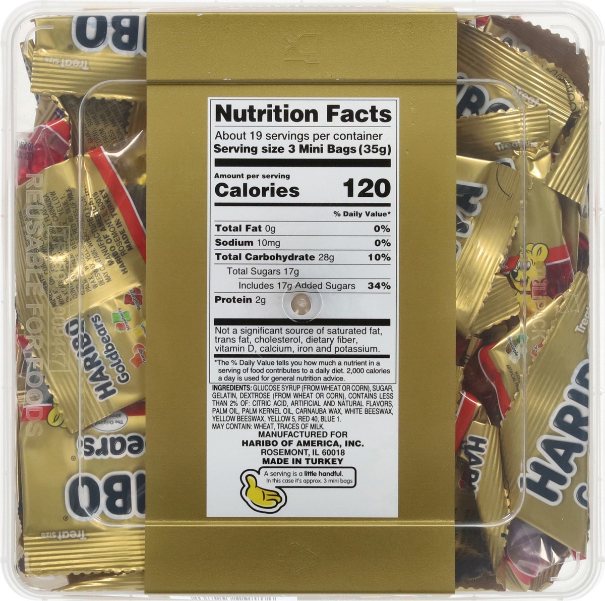 slide 4 of 13, Haribo Goldbears Treat Size Packs Gummi Candy 54 ea, 54 ct