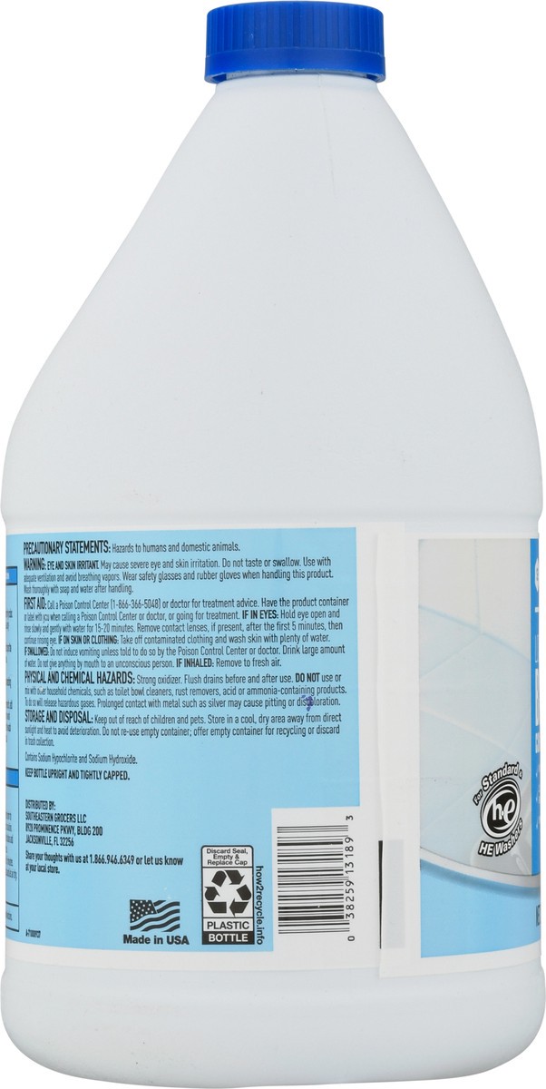 slide 2 of 12, Se Grocers Ls Reg Bleach 81Oz, 81 oz