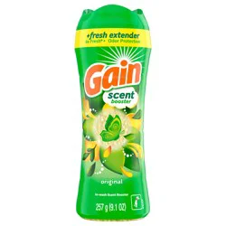 Gain In-Wash Laundry Scent Booster, Original Scent, 9.1 OZ, Fresh Extender + Odor Protection