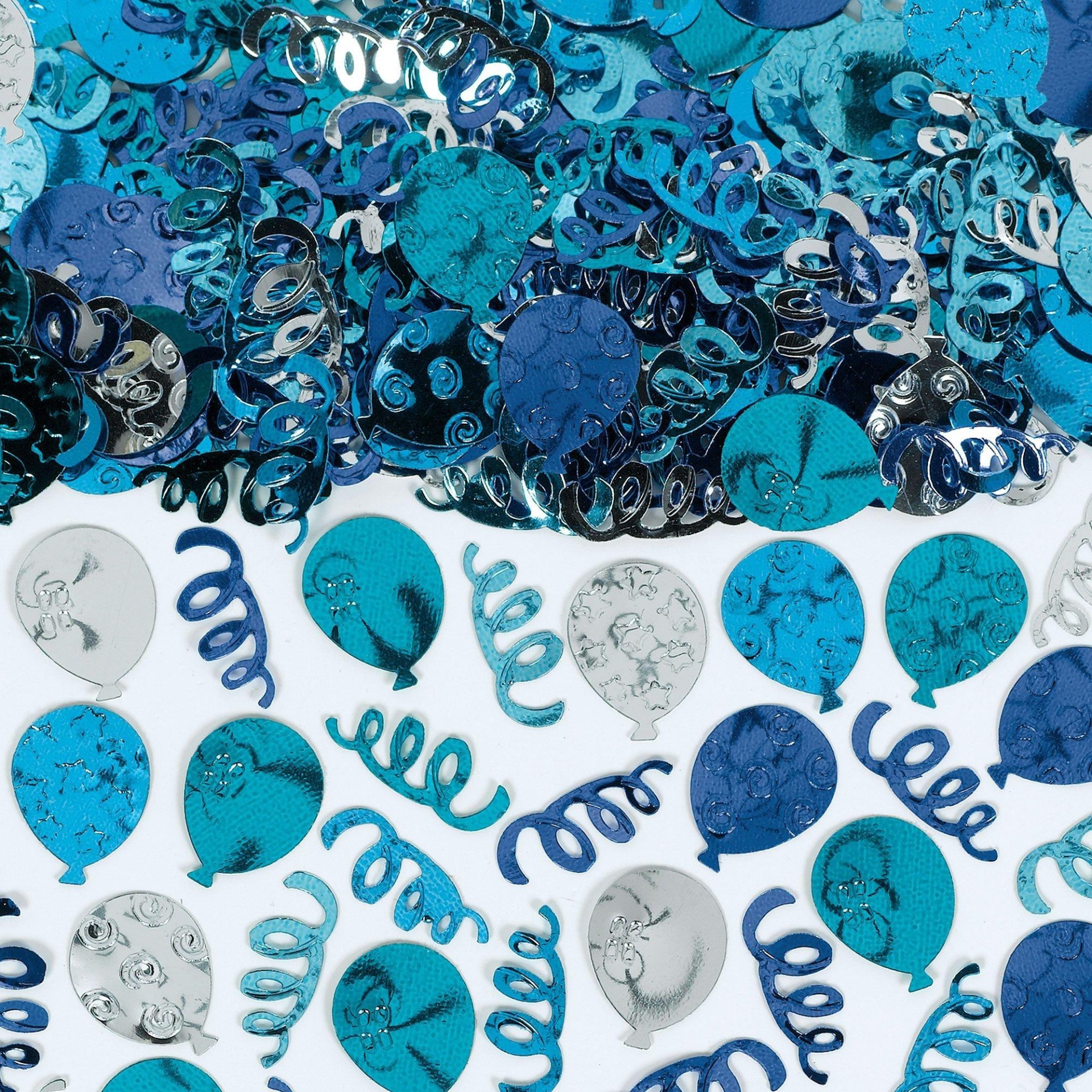 slide 1 of 1, Party City Blue Party Confetti, 1 ct