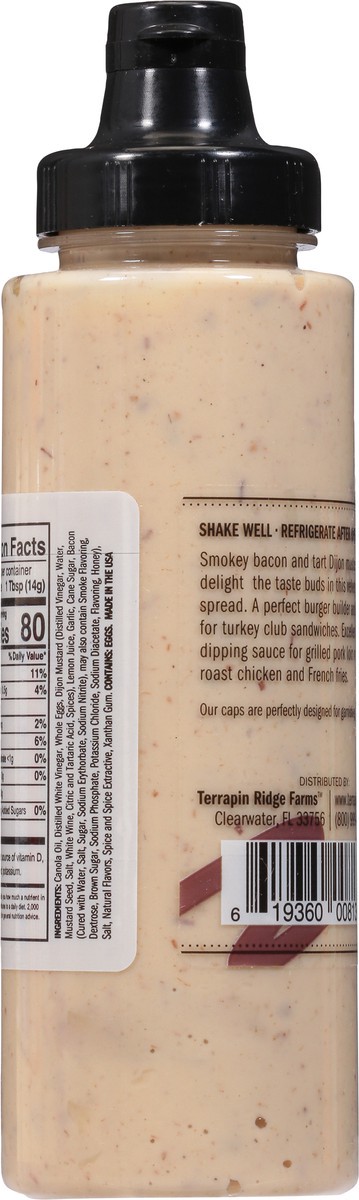 slide 6 of 9, Terrapin Ridge Farms Squeeze Bacon Aioli Garnishing Sauce 7.75 oz, 7.75 oz